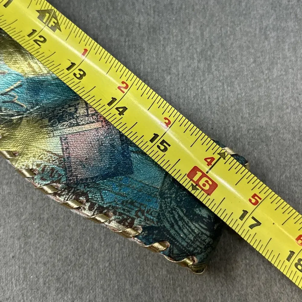 OOAK Handmade Belt Statement Sculptural Wearable Art Nouveau Fits Waists 25"-33" - Picture 5 of 12